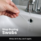 Voria EarClean rinsed under the tap for reuse