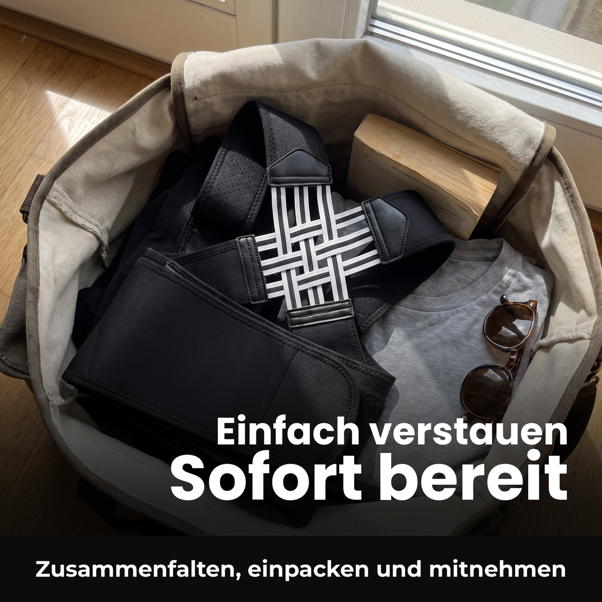 SpineArmor — einfach zu verstauen