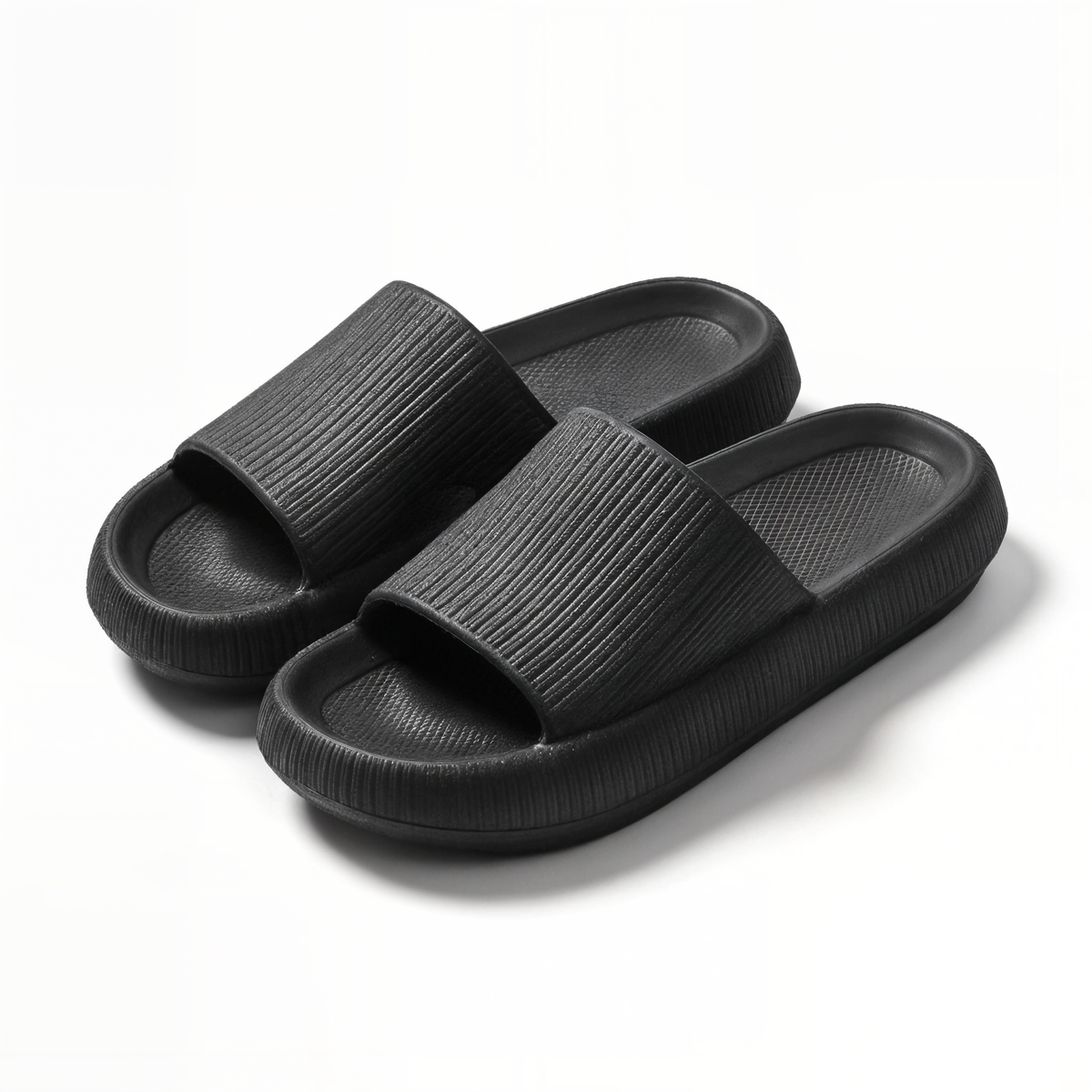 CloudStep Pantoletten in Schwarz