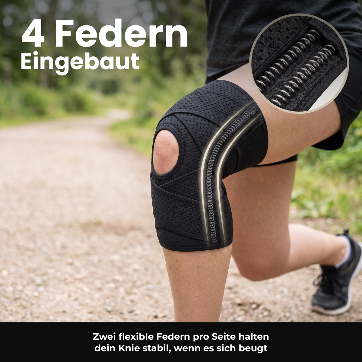 Voria KneeEase 4 eingebaute Federn